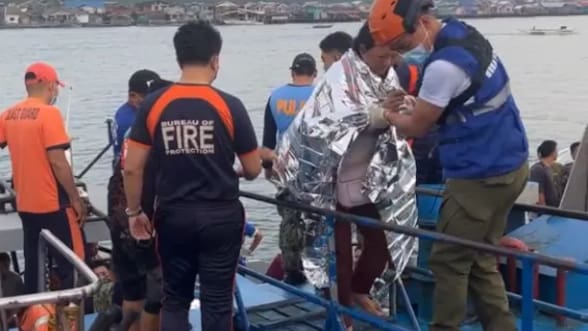 Al menos 15 muertos deja el naufragio de una embarcación con más de 300 pasajeros en el sur de Filipinas