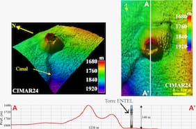 Geólogos descubren volcán de lodo submarino cerca de las costas de Chiloé