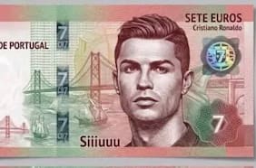 ¿De alto valor? La controversia que desató en Portugal un billete con la cara de Cristiano Ronaldo