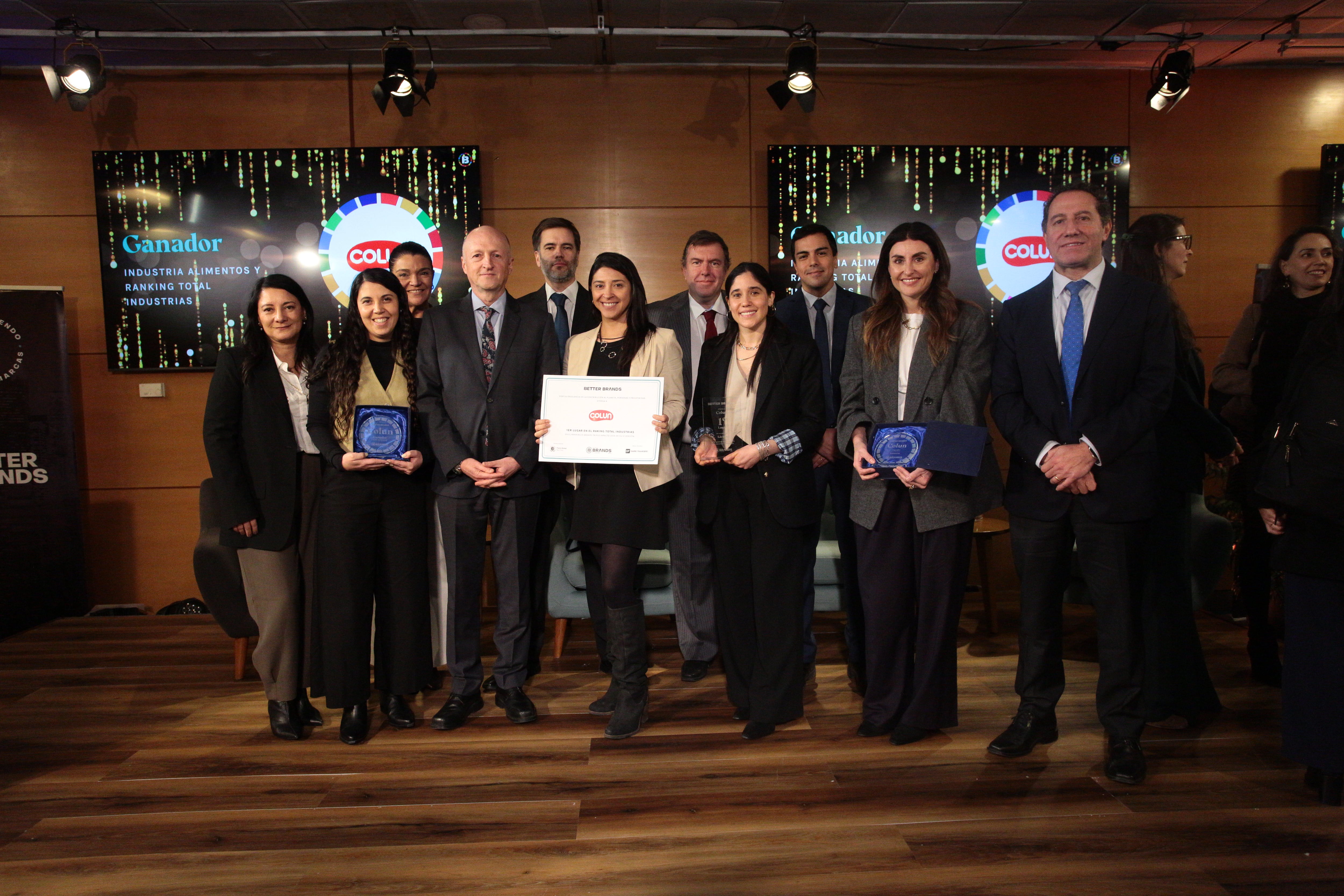 COLUN lidera ranking B Brands y se convierte en la marca con mayor impacto positivo percibido en Chile