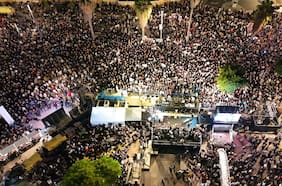 Miles de personas se manifiestan en Tel Aviv para pedir elecciones anticipadas en Israel