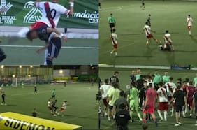 Con una patada voladora incluida: la feroz batalla campal entre el Real Madrid y River Plate en el Mundial de Clubes Sub 18