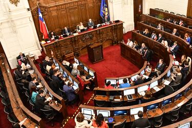 En su sesión 36 del pleno, el Consejo Constitucional vota la totalidad del texto de nueva propuesta de Constitución. La sesión fue realizada en la sala de sesiones de la Cámara de Diputados, sede Santiago.