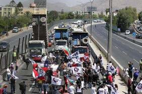 Fin de semana largo: protesta de movimiento No+Tag genera congestión en Ruta 68 en dirección a Valparaíso
