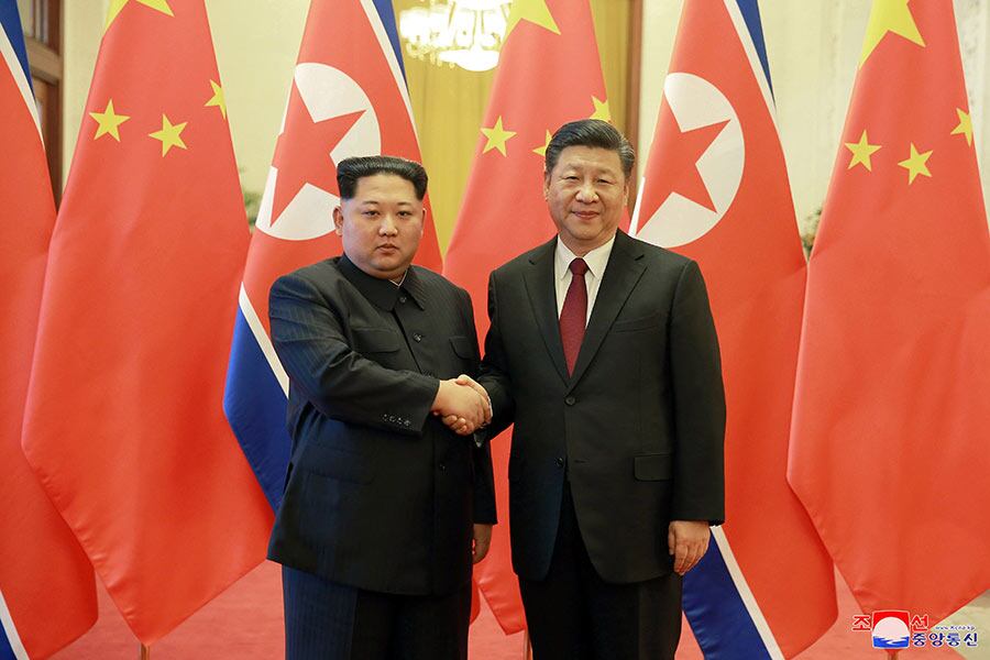 Kim Jong Un y Xi Jinping