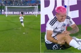 La quiso picar, se la atajaron y se lesionó: el insólito penal de Cristián Zavala contra Peñarol