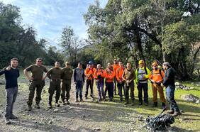 Rescatan a joven extraviado en San José de Maipo: se perdió luego de dar una caminata