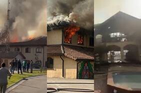 25% de la municipalidad tiene “pérdida total”: alcalde afirma que incendio en Peñalolén comenzó en segundo piso de la casona