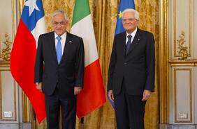 Presidente Piñera llega a Italia para reunirse con el Mandatario Sergio Mattarella y el Primer Ministro, Mario Draghi