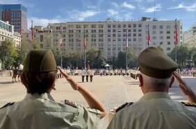 El emotivo homenaje de la Guardia de Palacio de Carabineros en memoria del cabo Daniel Palma