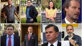Distrito 8: Gustavo Gatica, Marcos Barraza, Tatiana Urrutia, Cristián Contreras, Enrique Bassaletti, Mario Olavarría y Pier Karlezi llegan a la Cámara