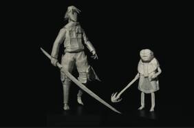 Recrean los personajes de NieR Replicant con modelos origami