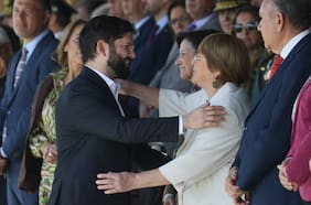 Boric, el invitado de honor en la íntima  celebración de cumpleaños de Bachelet