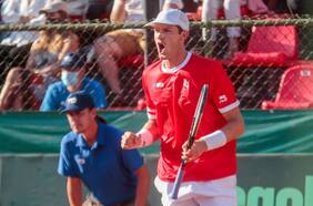 Nicolás Jarry logra una sufrida victoria para darle el 2-0 a Chile sobre Eslovenia