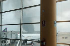 Empresa que opera en aeropuerto peruano niega culpa de bomberos en choque de avión