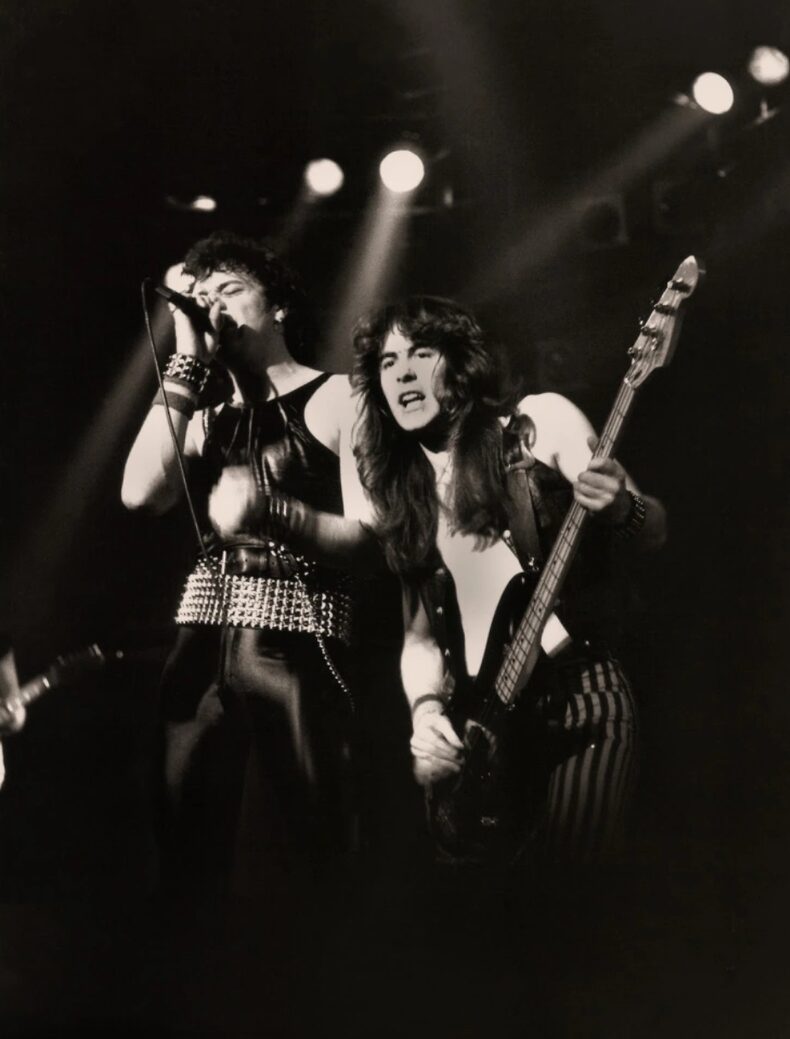 PAUL DI'ANNO Y STEVE HARRIS