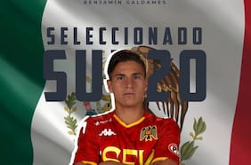 México no lo pierde de vista: Benjamín Galdames es llamado a la selección Sub-20 azteca