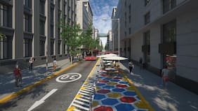 Vuelve el transporte público al paseo Bandera: podrán transitar solo buses de Red Movilidad