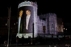 En medio de visita al Reino Unido: proyectan imágenes de Trump y Epstein en Castillo de Windsor