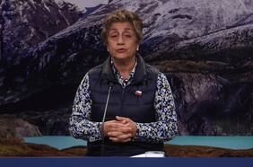 Ministra Jéssica López destaca acumulación de agua y nieve y afirma que embalse El Yeso está a plena capacidad