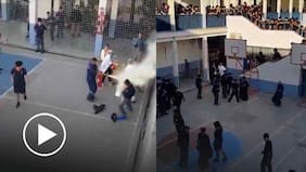 Estudiantes y profesores frustran ataque de encapuchados en Liceo Lastarria