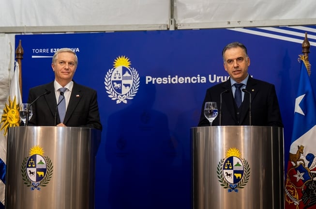 Presidentes Kast y Orzi reafirman alianza estratégica entre Chile y Uruguay destacando relación "más allá del signo político"