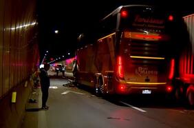 Tras fatal accidente: tránsito fue suspendido por “varias horas” en el túnel Zapata hacia Santiago
