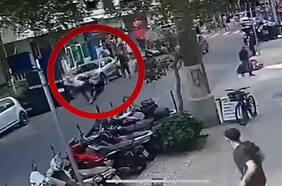Exfutbolista frustró un robo a pareja de adultos mayores con una patada voladora