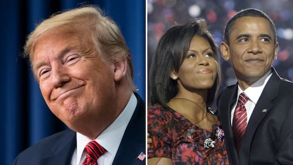 Trump tras publicar video que muestra a los Obama como simios: “No cometí ningún error”