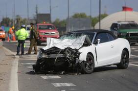 Fatal accidente en autopista Vespucio Norte deja tres personas fallecidas