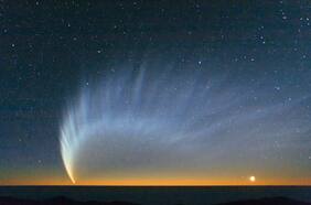 “Cometa Diablo”, dos veces más grande que el Everest se acerca a la Tierra: así se verá desde Chile