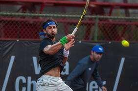 Opaca jornada para los tenistas nacionales en el Challenger de Viña del Mar