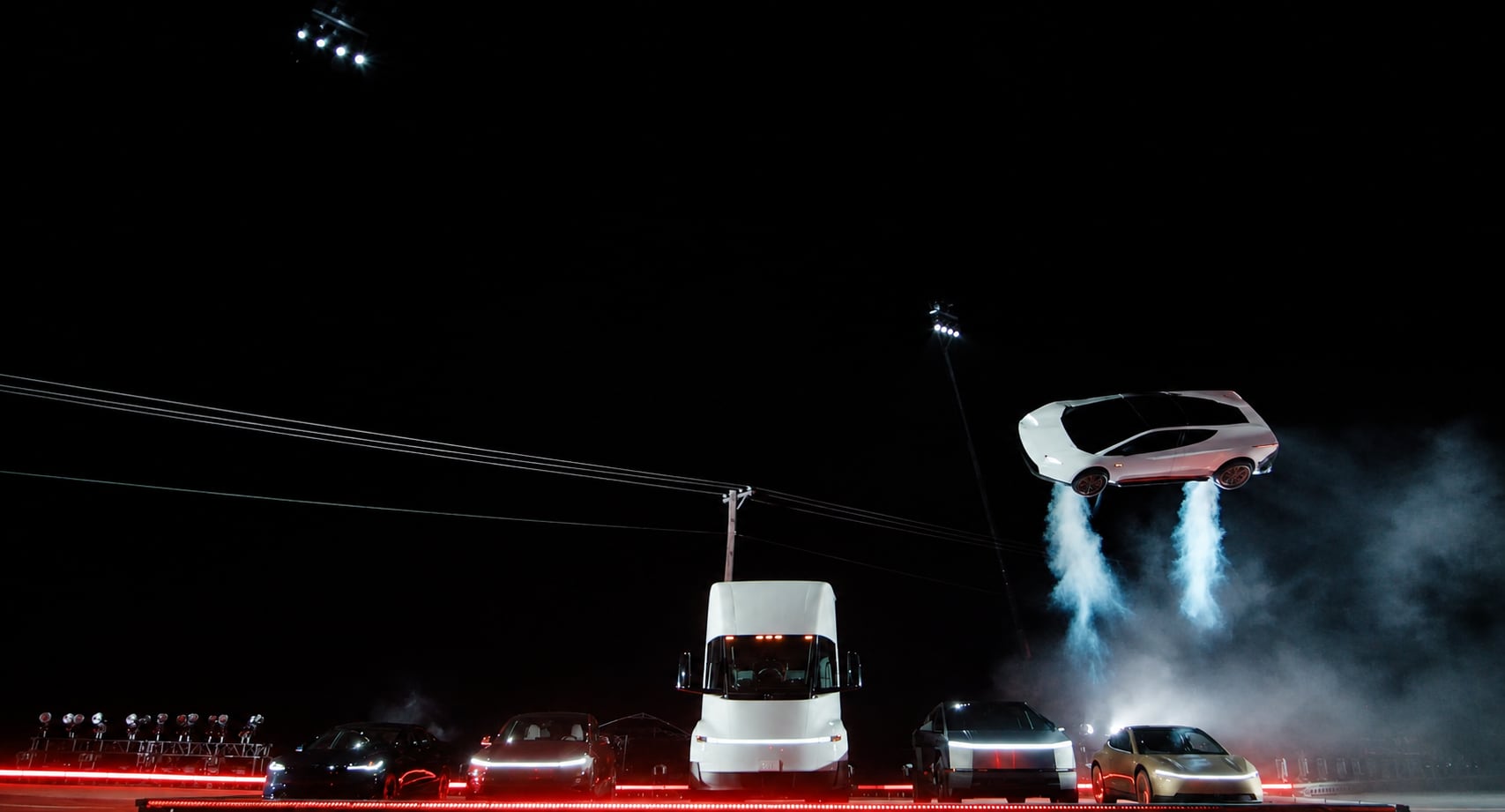 Tesla sube en bolsa tras presentar el nuevo Roadster, un auto que literalmente acelera como un cohete y puede volar