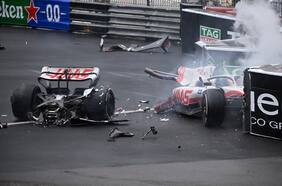 Fórmula 1: El impactante accidente de Mick Schumacher en Mónaco