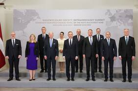 Aliados de la OTAN en Europa del este rechazan invasión rusa de Ucrania a días del aniversario de la guerra