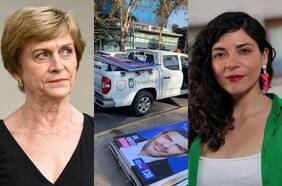 Matthei y candidata del Frente Amplio rivalizan por denuncia de supuesto traslado de palomas electorales en Providencia