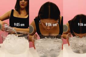 ¿Cuáles son los beneficios de meter la cara en agua fría y hielo?
