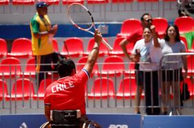 Chile se ilusiona con un oro en el tenis en silla de ruedas: suma otros dos finalistas en Santiago 2023