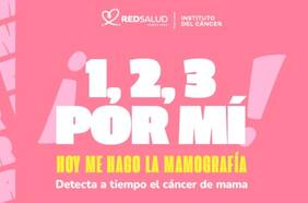 “1,2, 3 por mí: hoy me hago la mamografía”: RedSalud realiza campaña preventiva de cáncer de mama