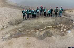 Un dragón marino de 10 metros: descubren un impresionante fósil en una laguna