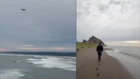 Con avión de exploración aeromarítima: continúan labores de búsqueda de pescador desaparecido en desembocadura del río Maule
