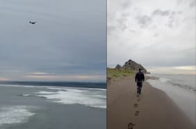 Con avión de exploración aeromarítima: continúan labores de búsqueda de pescador desaparecido en desembocadura del río Maule
