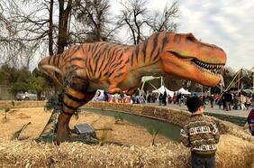 Invierno Jurásico: el parque gratuito en La Reina lleno de dinosaurios, juegos y diversión