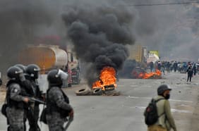 Tres policías muertos y otro herido de gravedad en desbloqueo de rutas cortadas por partidarios de Evo Morales