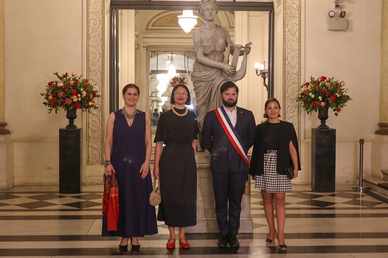 El presidente de la república asiste a la gala del teatro municipal- Edwin Navarro/Aton Chile
