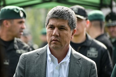 El subsecretario del Interior Manuel Monsalve, en la firma de la Declaración de Trabajo en Conjunto para la ejecución de la Política y Plan Nacional Contra el Crimen Organizado.