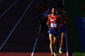 Carlos Díaz se queda sin medalla en los 10 mil metros