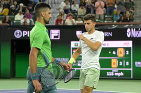 Batacazo con polémica incluida: Novak Djokovic es eliminado de Indian Wells por un lucky loser