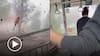 El dramático momento en que el aluvión sorprende a pasajeros en un bus Red