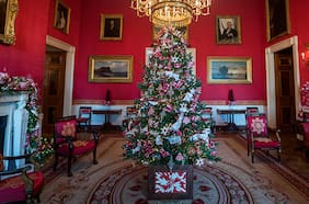 Los Trump celebran su primera Navidad de regreso a la Casa Blanca